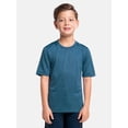 thumbnail image 2 of Athletic Works Boy's Short Sleeve Core Active T-Shirt 2-Pack, Sizes 4-18 & Husky, 2 of 14