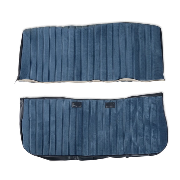Brothers Trucks 05-297 Seat Upholstery Full Pleat Cloth/Vinyl - Navy