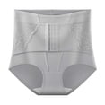 thumbnail image 3 of HVOBTTY Women's Briefs High Waist Adjustable Button Waist Control Soft Shaping Hip Lining Base Underwear, 3 of 5