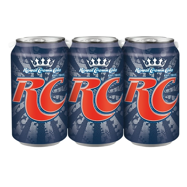 Rc Cola Soda 12 Fl Oz Cans 6 Pack Walmart Com Walmart Com