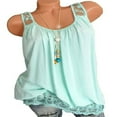 thumbnail image 1 of Womens Tank Sleeveless Causal Loose Plus Size Tops, 1 of 2