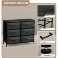 thumbnail image 3 of Sorbus Dresser with Fabric Drawers - Wide Chest of Drawers - Great for Bedroom and Living Room Organizing - Collapsible Drawers & Portable TV Stand, 3 of 8