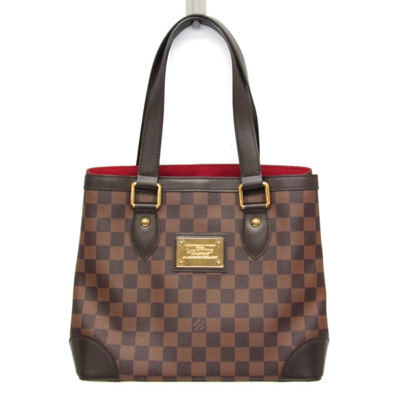 Pre-Owned Louis Vuitton Damier Hampstead PM N51205 Women's Handbag Ebene