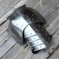 thumbnail image 3 of Medieval Warrior Riveted Pauldrons with Sword Breakers, 3 of 4