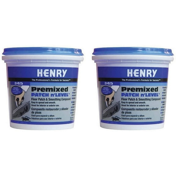ARDEX Henry, WW Company 12063 Pre-Mixed Floor Patch, 1 Quart Two Pack