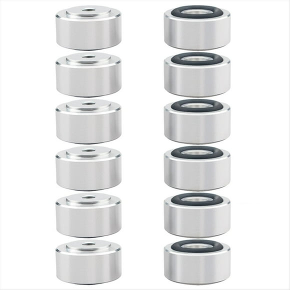 12 Almohadillas Amortiguadoras para Altavoces HIFI, Almohadillas para Subwoofer, Almohadillas Amplificadores, Almohadillas para Base Tocadiscos para Altavoces y Amplificadores CD.