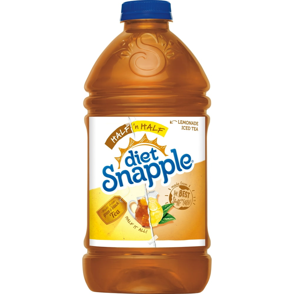 Diet Snapple Half 'n Half Lemonade Iced Tea, 64 Fl. Oz.