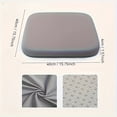 thumbnail image 3 of Ergonomic Memory Foam Seat Cushion 16 Inch Office Chair Seat Cushion Seat Support Cushion for Pressure Relief Back Pain and Tailbone Pain Support for Home Car Office Gaming Use, 3 of 7