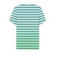 thumbnail image 5 of Fiudx Liquidación de Ofertas Flash Camiseta Casual de Moda para Mujer Blusas Estampadas a Rayas Degradadas Top con Botones y Cuello En V, 5 of 5