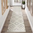 thumbnail image 1 of BESTSWEETIE Area Rug 2x10 for Living Room Southwest Washable Rugs Western Aztec Soft Low Pile Non Slip Print Pattern Indoor Carpet for Bedrooms Dining Room, Black White, 1 of 7