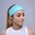 thumbnail image 4 of Halo Headband AIR Bandit 4" Wide Pullover Sweatband - Aqua, 4 of 7