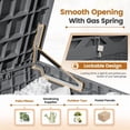 thumbnail image 2 of Devoko Outdoor Waterproof 105 Gallon Resin Deck Box, Gray, 2 of 7