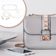 thumbnail image 4 of Bolsa de asas Kit de reparación Straps ajustables Straps Straps Mujeres Monedero Bucket Haciendo el hogar Bolsas DIY Crafting Supplies Blanco 3 piezas Inevent AP004439-01, 4 of 7
