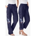 thumbnail image 2 of Woman Within Plus Size Convertible 2-in-1 Cargo Pant & Capri Elastic Waist, 2 of 6