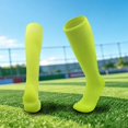 Compaction Socks lnmuld Solid Knee‑High Compression Socks Ribbed Knit Stretch Support ...