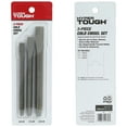 Hyper Tough 3Piece Heavy Duty Cold Chisel Set, 4031