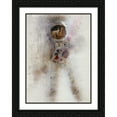 thumbnail image 2 of Stephen Chambers 11x14 Black Ornate Wood Framed With Double Matting Wall Art Titled - Moonman Watercolor, 2 of 6