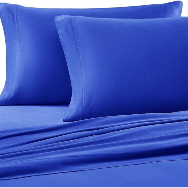 Johnson Home Huggable Jersey Knit Combed Cotton Easy Fit Sheet Set