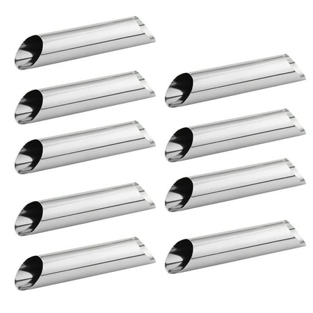 

12pcs Stainless Steel Bread Baking Mold Cylindrical Shaped Croissant Tube Bread Making Tools for Home Bakery
