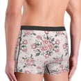thumbnail image 3 of KLL Rose Flowers Men's Cotton Boxer Briefs Underwear-Small, 3 of 8