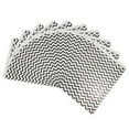 thumbnail image 3 of 200 Qty 8.5" x 11" Decorative Flat Paper Gift Bags - Black Chevron Pattern on White Kraft Bags - for Sales/Treats/Parties Cookies/Gifts - N'icePackaging, 3 of 7
