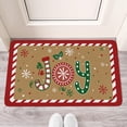 thumbnail image 2 of Vintage Tree Pattern Kitchen Mat Christmas Door Mat Indoor Thanksgiving Floor Mat Kitchen Mat Non Slip Scratch Absorbent Snow Kitchen Mat Door Mat 30" X 17", 2 of 6