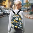 thumbnail image 7 of FORMRS Mini Backpack Purse for Women Travel Daypack Casual Shoulder Bag, Lemon Flowers, 7 of 7
