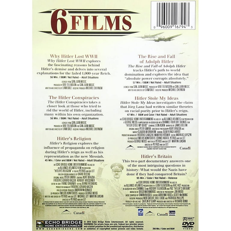 6-Film Hitler's Defeat (DVD) - Walmart.com