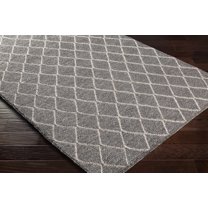 BoutiqueRugs Wilmore Contemporary Area Rug - Charcoal, Medium Gray - 8' x 10'