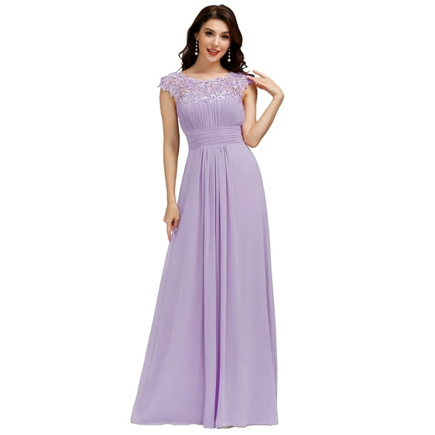 Ever-Pretty Women's Sexy Ruched Bust Evening Formal Dresses for Women 09993  Lavender US8 - Walmart.com