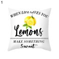 thumbnail image 2 of Neinkie Summer Lemon Pillow Covers Buffalo Check Summer Outdoor Decorations Farmhouse Throw Pillowcase Linen Cushion Case Home Decor for Spring Summer-18x18 Inches, 2 of 2