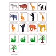 thumbnail image 2 of Simulación de animales terrestres Juguete Modelo Animal Plástica Zoo Niños Educativo Juego de 17 piezas de animales. Magideal Simulación de animales terrestres, 2 of 2