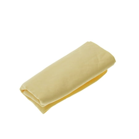 Dry Wash System - Beige Synthetic Chamois Car Vehicle Dry Washing Cloth Cleaning Towel 43 x 32cm