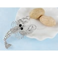 thumbnail image 2 of Silvery Tone Iridescent Clear Rhinestones Gothic Nautical Lobster Crab Brooch Pin, 2 of 5
