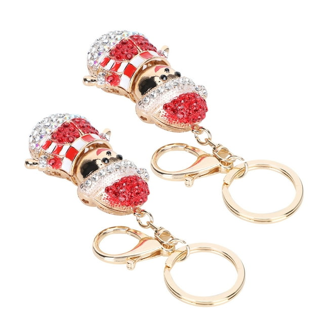 Llavero Encantador, Llavero De Muñeco De Nieve De Navidad Lindo Y Duradero, Festivales Portátiles Para Regalos De Navidad Cumpleaños Amonsee No