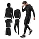 thumbnail image 1 of Ropa deportiva de secado rápido 5 unids/set de chándal para hombre, traje deportivo de compresión, r yeacher  L, 1 of 7