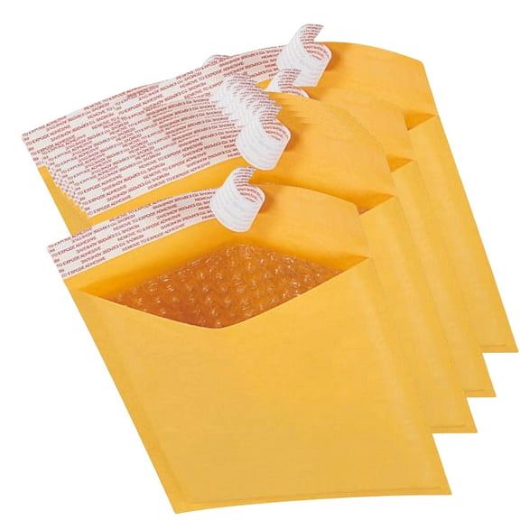 Bubble Mailers #2 - 8.5" x 12" | Pack of 10 | Padded Envelopes with Self-Sealing Closure