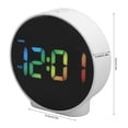 thumbnail image 5 of Electronic Alarm Clock, Dimming LED Display, USB Powered, Ideal For Home  Travel, 5 of 6