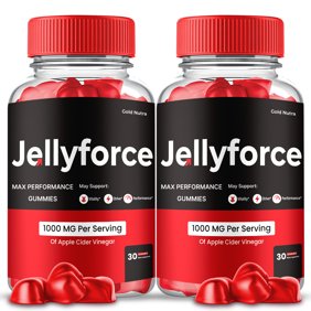 JellyForce Gummies, Advanced Formula, JellyForce All Natural Formula, Maximum Strength (2 Pack)