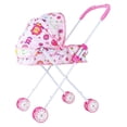 thumbnail image 4 of Cochecito de bebé para muñecas con toldo, interactivo para el desarrollo temprano Rosa, 4 of 9