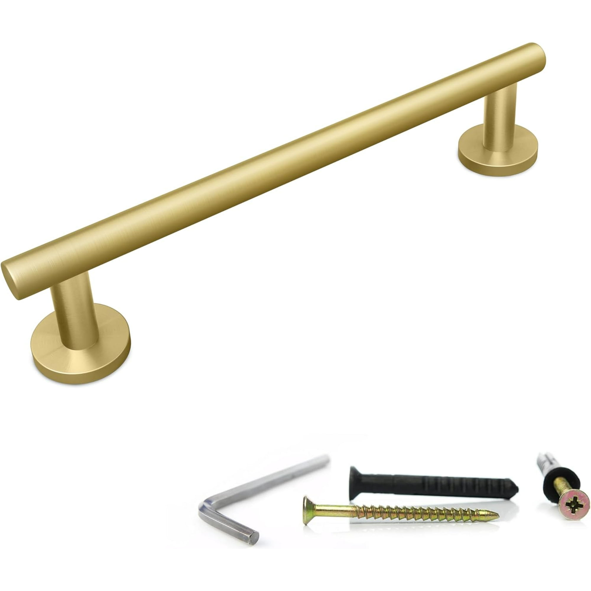 Porte-serviettes Avec Perforation, Barre à Serviettes En Acier Inoxydable 304 Porte Serviettes En Nickel Brosse Porte Serviettes De Salle De Bain Pour Cuisine De Salle De Bain Dore 30 Cm 85694087