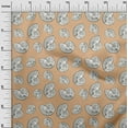 thumbnail image 3 of oneOone Cotton Poplin Tan Fabric Nautical Sewing Material Print Fabric By The Yard 42 Inch Wide, 3 of 6