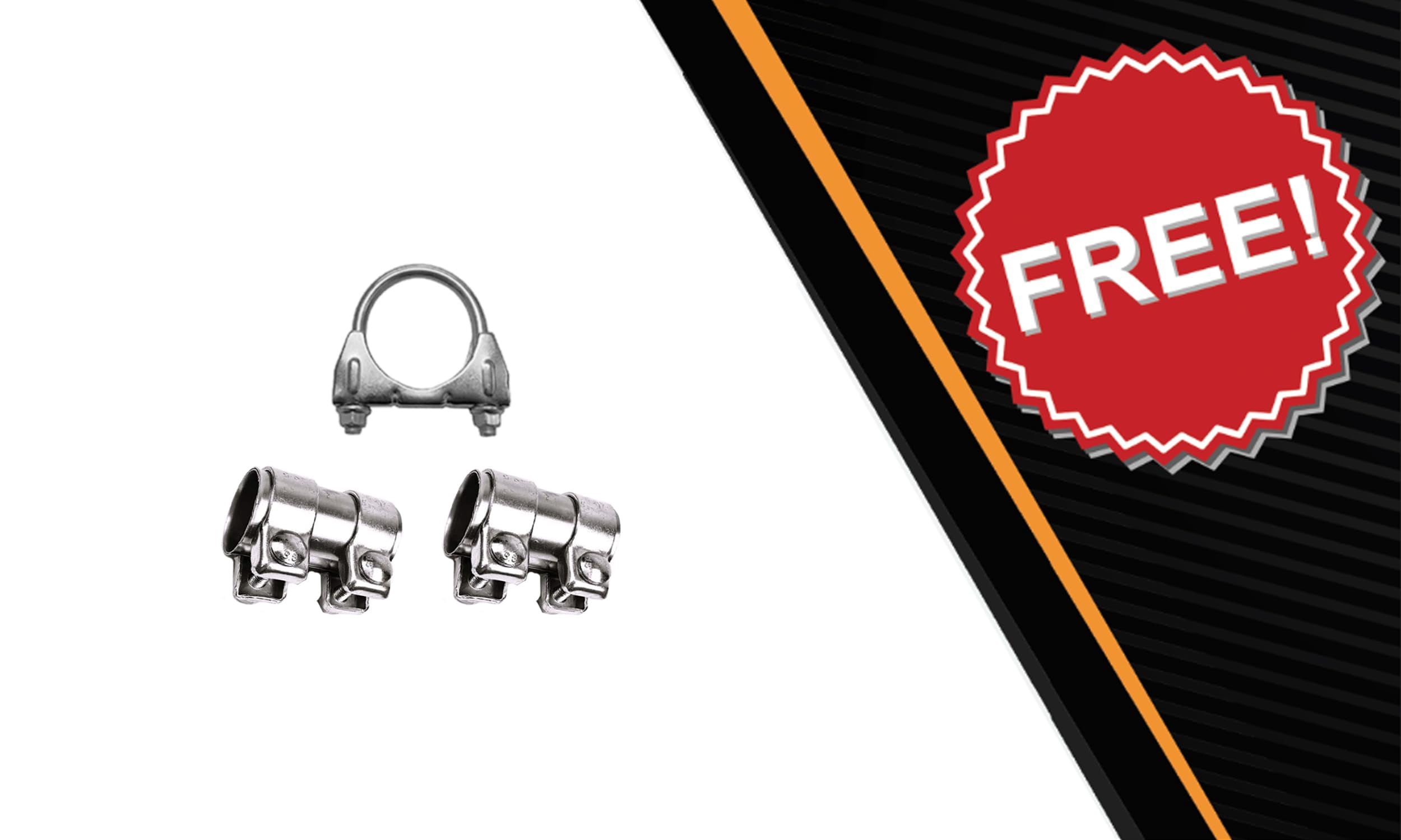Northeastern Exhaust Resonator & Muffler Fits 2005-2014 VW Jetta 2.5L Wagon Models Only - Direct Fit | Stainless Steel