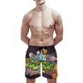 thumbnail image 6 of My Singing Monsters Men's Swim Trunks Board Shorts Drawstring Elastic Waist Quick Dry Swimsuits Beach Shorts with Pockets 3XL, 6 of 8