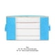 thumbnail image 5 of Matsuzay Bolsa de almacenamiento práctica para espacio de ropa con cremalleras, bolsa de almacenamiento de ropa de tela, bolsa de Almacenamiento y organización del hogar rosa l, 5 of 6