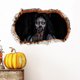 thumbnail image 2 of Adhesivos de pared 3D con efecto de pared rota de zombis para Halloween, 59 x 40 cm, 2 of 4