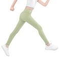 thumbnail image 2 of XXWXYD Kids Girls Leggings Spring Skinny Stretc𝗁y High Waist Ankle Length Yoga Pants Seamles Loung𝖾 Footless Tights Comfortable Workout Leggings, 2 of 5