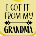 thumbnail image 4 of Inktastic I Got It from My Grandma Boys or Girls Baby Bib, 4 of 4