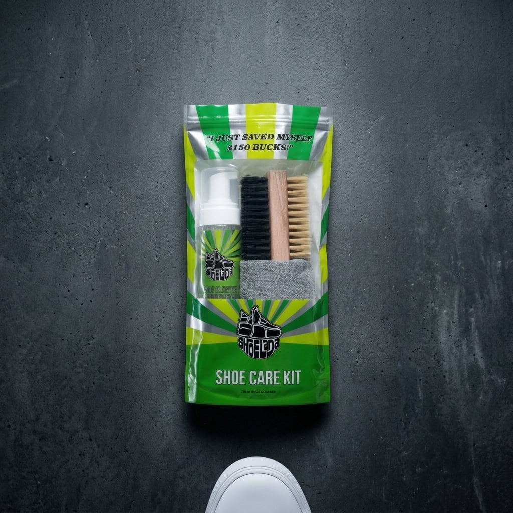 Shoelada All-in-One Shoe Care Kit: Premium Sneaker Cleaner & Conditioner