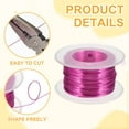 thumbnail image 3 of Uxcell Anodized Aluminum Wire for Jewelry Craft Making, Bendable Flexible Wire Rose Red 20 Gauge, 3 of 7